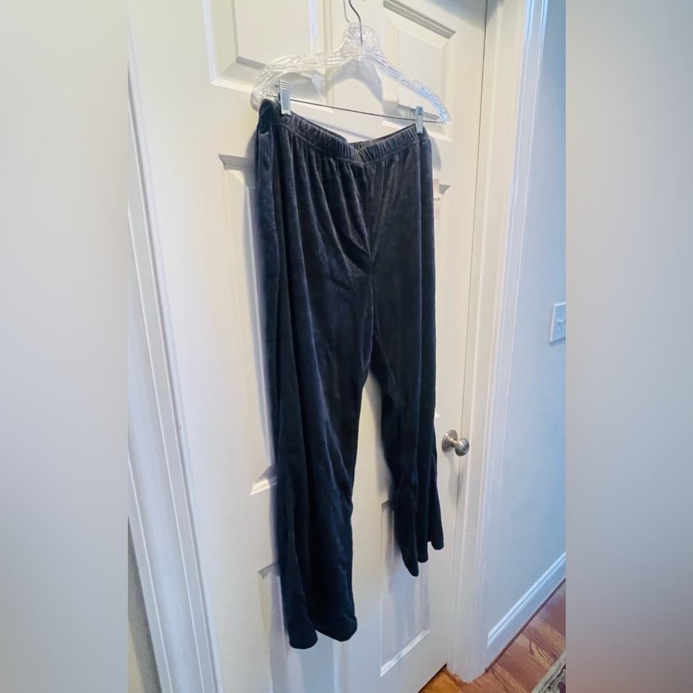 Cappagallo Charcoal & Ink Blue Stretch Comfort Elastic Waist Sweatpants XL